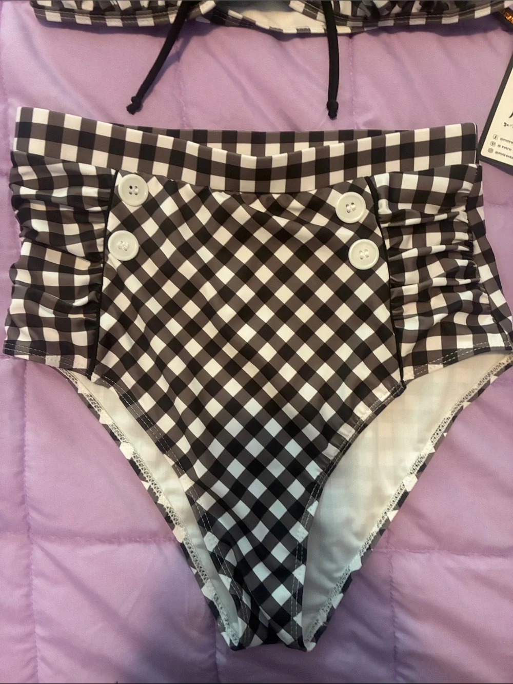 Retro stage high wasted bikini size medium